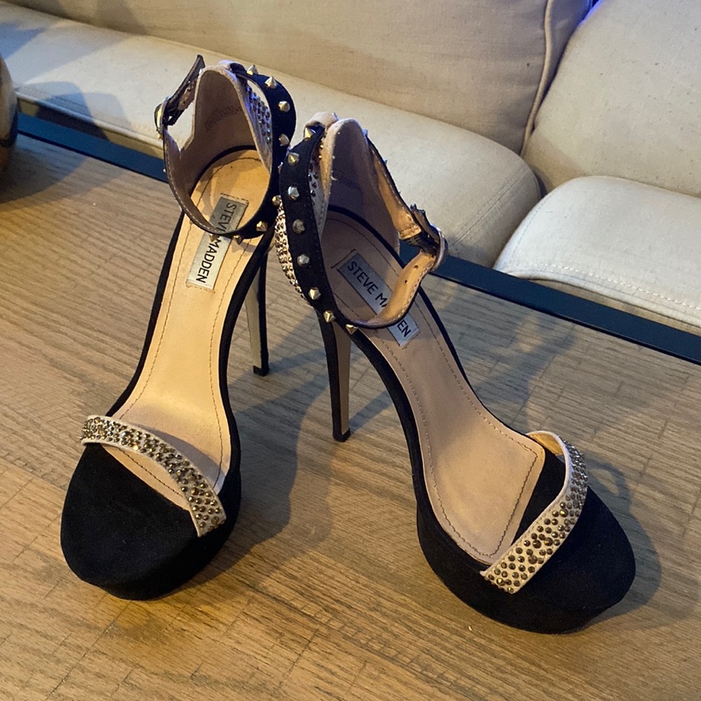 Steve Madden platform studded stiletto sandals